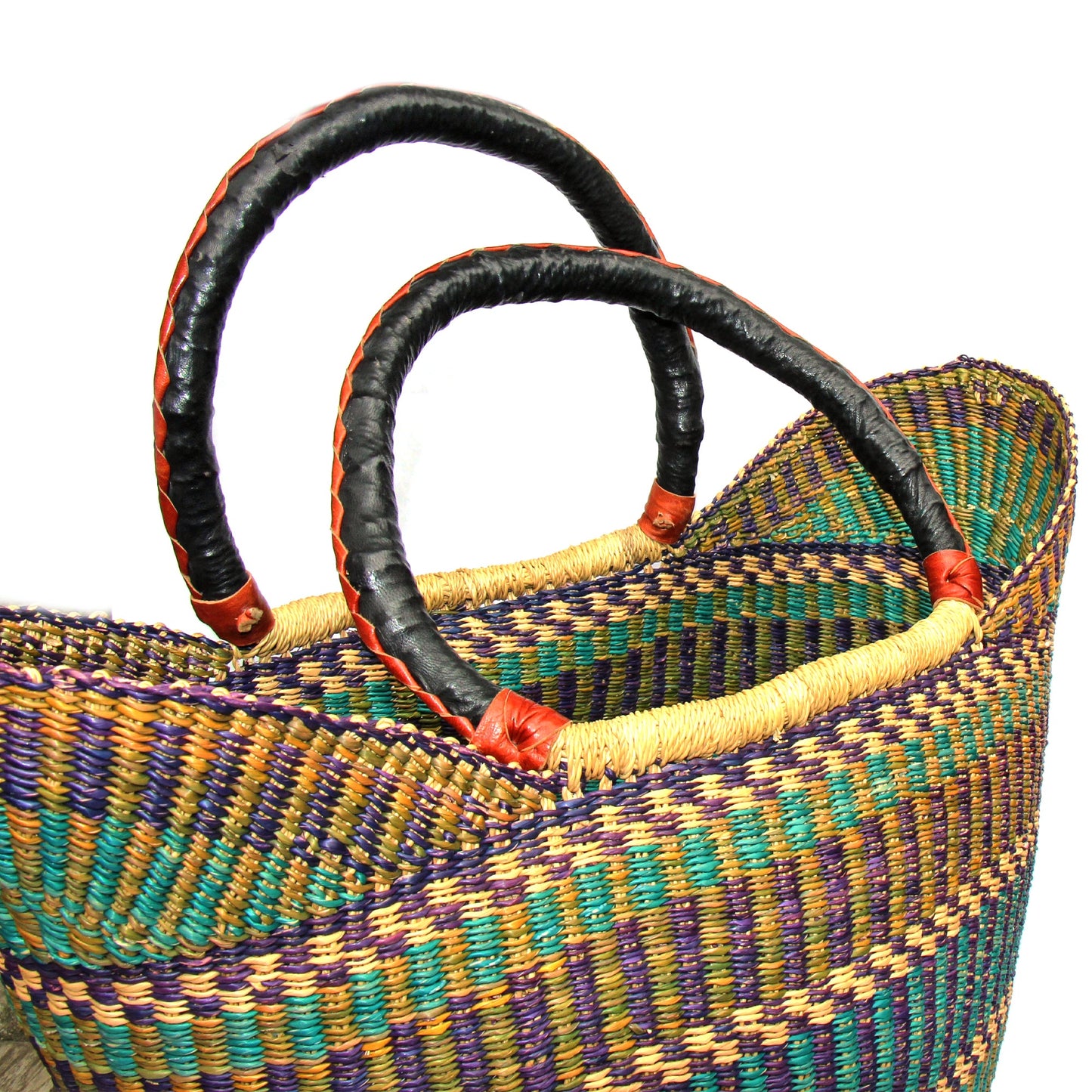 The Rainbow Harvest Market Basket Tote