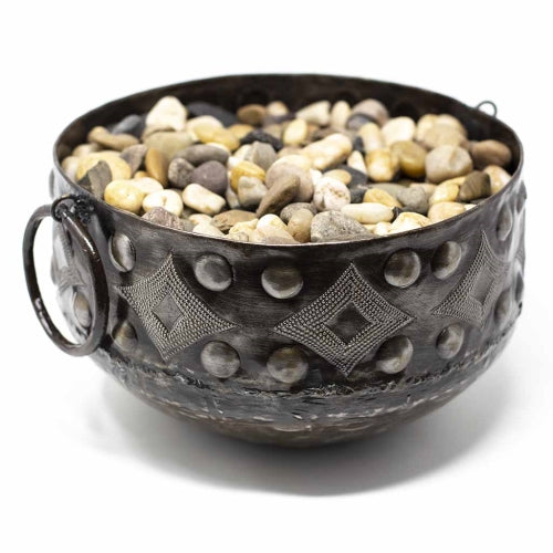 The Fortress Large Hammered Container