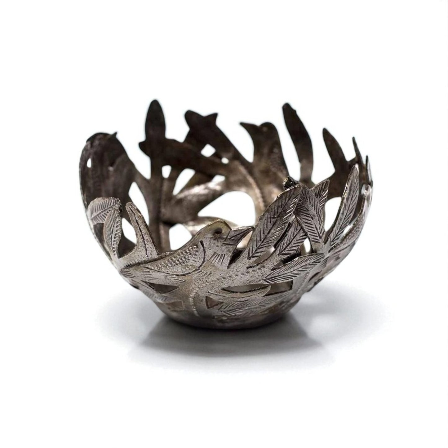 The Phoenix Bowl Metal Art Piece