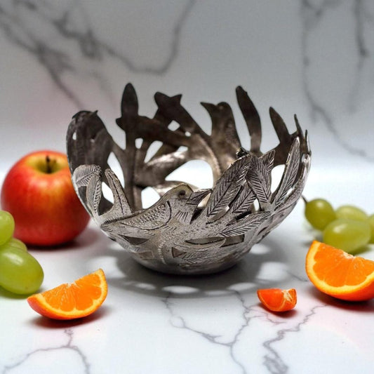 The Phoenix Bowl Metal Art Piece