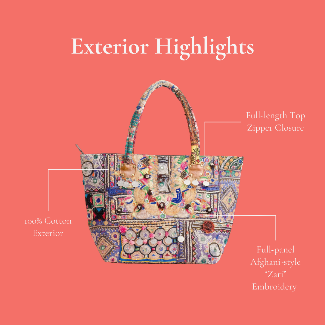 Banjara Market Embellished Cotton Shoulder Bag