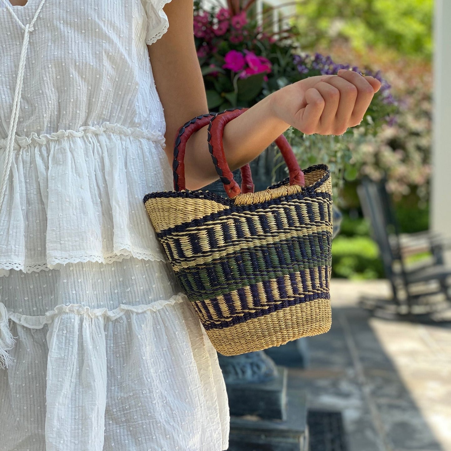 The Village Market Carryall Basket Tote