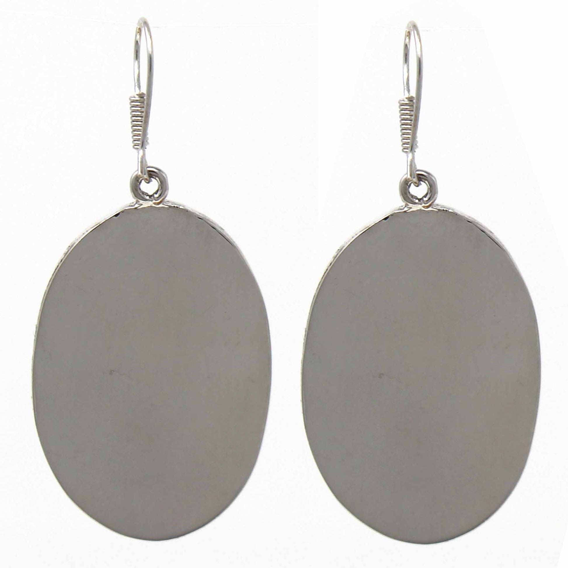 Image of Banded Abalone Oval Earrings
