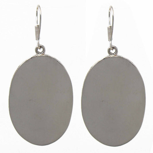Image of Banded Abalone Oval Earrings