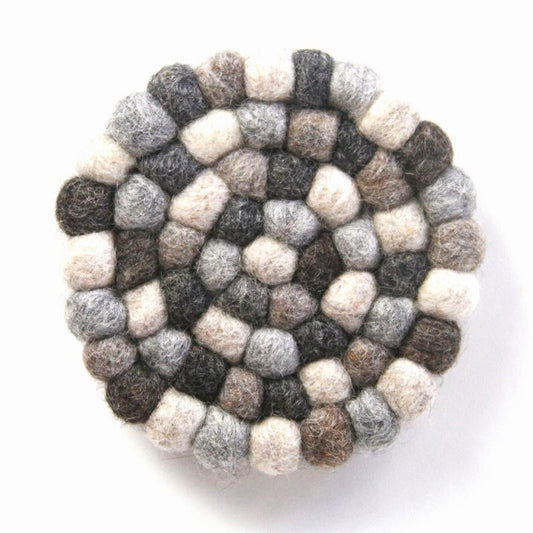 The Mountain Mist Felt Ball Coasters
