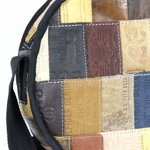 The Denim Patch Circle Crossbody