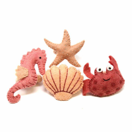 The Coastal Medley Napkin Ring Set