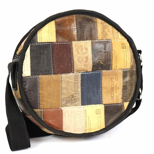 The Denim Patch Circle Crossbody