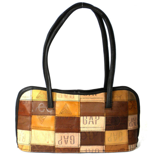 Image of Leather Label Anarkali Bag