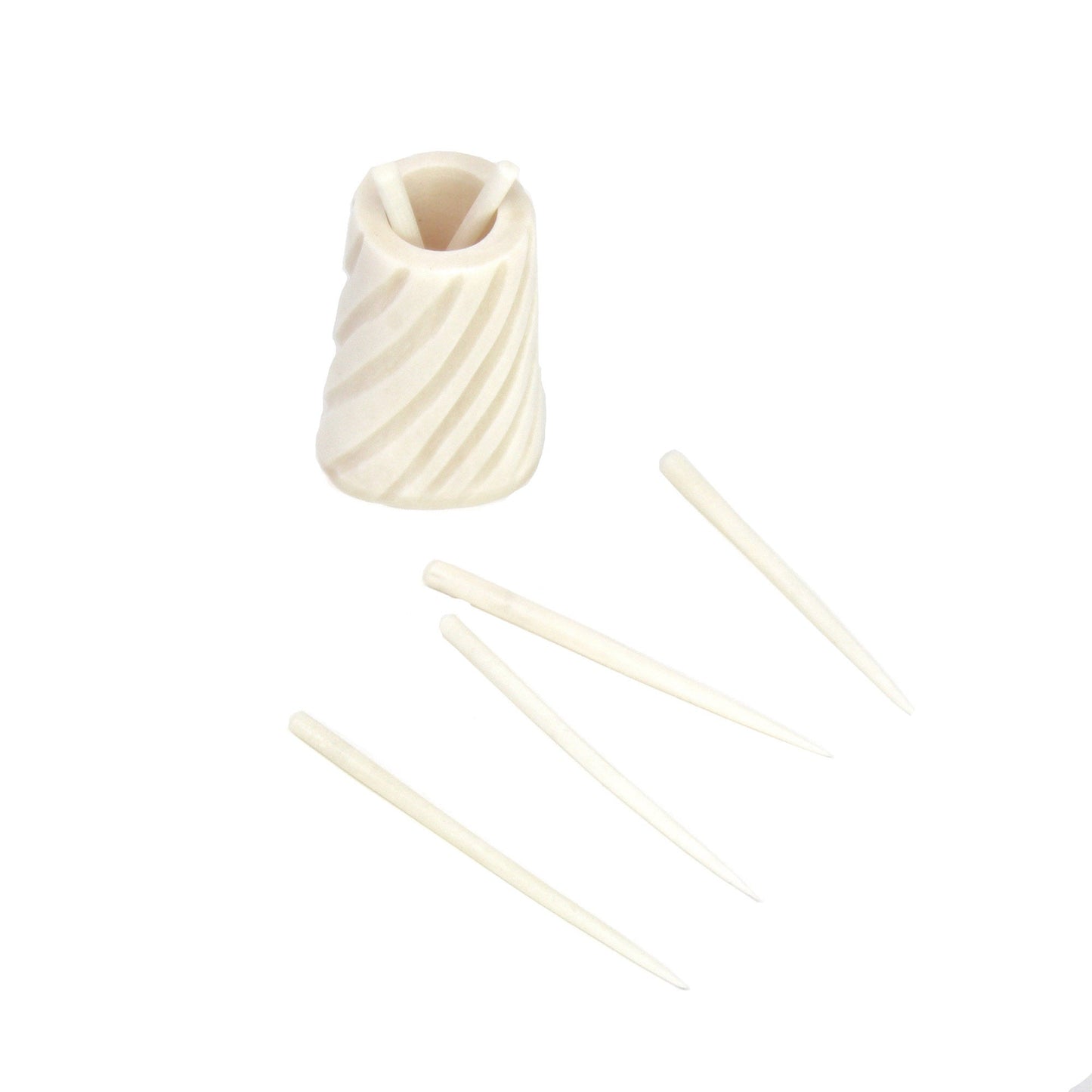 The Safari Bone Cocktail Pick Collection with Vessel